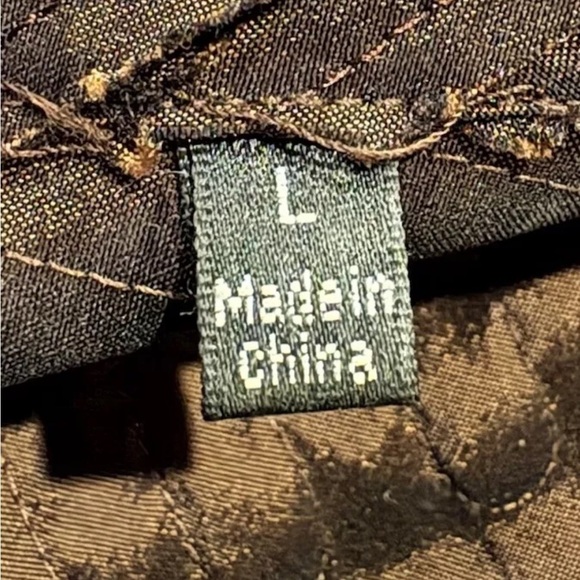 Samuel Dong Brown Textured‎ Ribbon Designer Blazer Jacket Womens Large - Picture 4 of 6